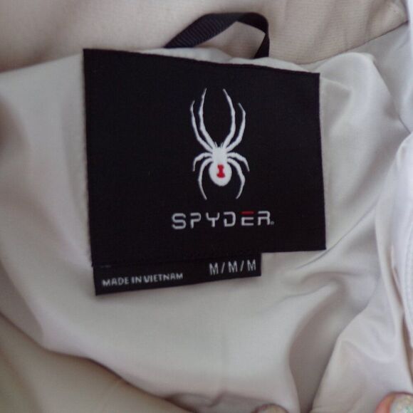 NWT Spyder cream puffer jacket M - Picture 5 of 10